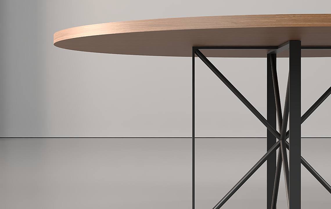 Cube Round Meeting Table