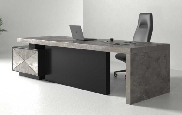 Lux Straight CEO Executive Desk - Highmoon Office Furniture Manufacturer and Supplier