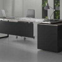 Tron Straight executive Desk (Closed Type) - Highmoon Office Furniture Manufacturer and Supplier