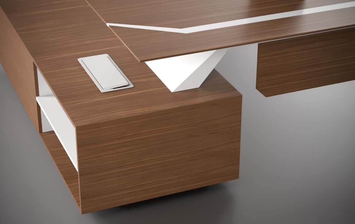 Crystal CEO Executive Desk Crystal CEO Executive Desk