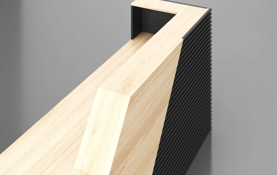 Peanut Reception Desk