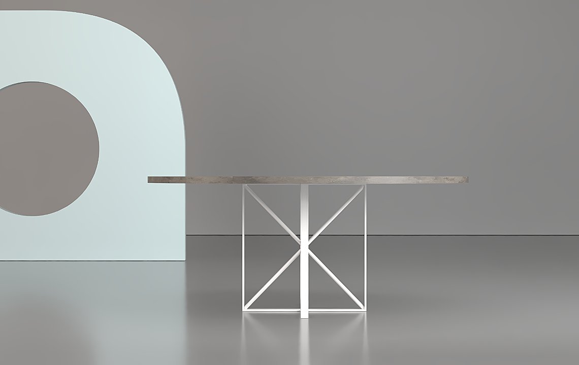 Cube Round Meeting Table