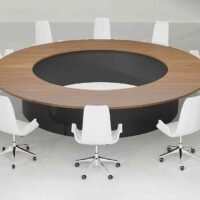 Radiance Round Meeting Table - Highmoon Office Furniture Manufacturer and Supplier