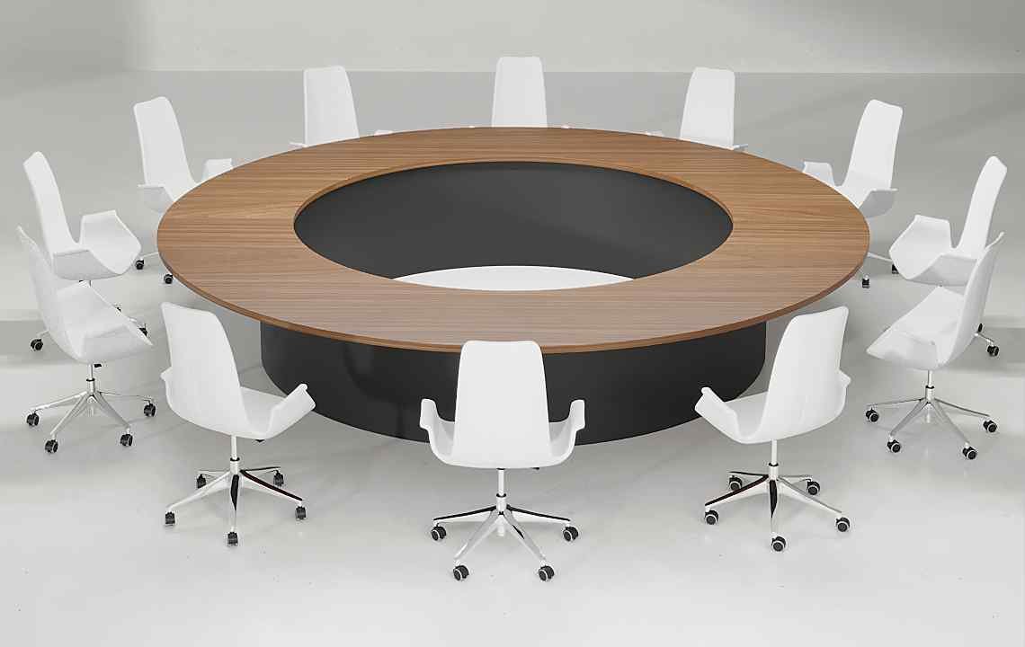 Radiance Round Meeting Table - Highmoon Office Furniture Manufacturer and Supplier