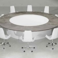 Radiance Round Meeting Table - Highmoon Office Furniture Manufacturer and Supplier