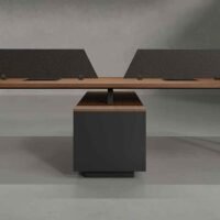 Enfix 4 Cluster L Shaped Workstation