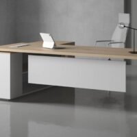 Tron L shaped executive Desk ( Closed Type ) V2
