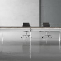 Orange Conference Table