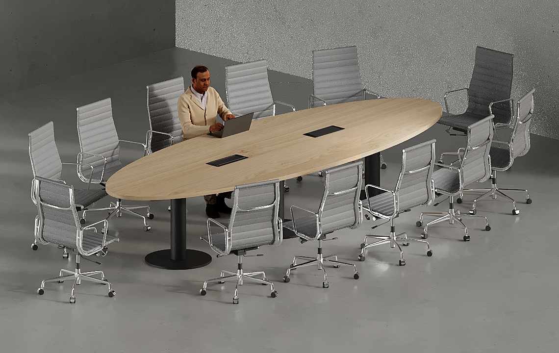 Olive Boardroom Table - Highmoon Office Furniture Manufacturer and Supplier