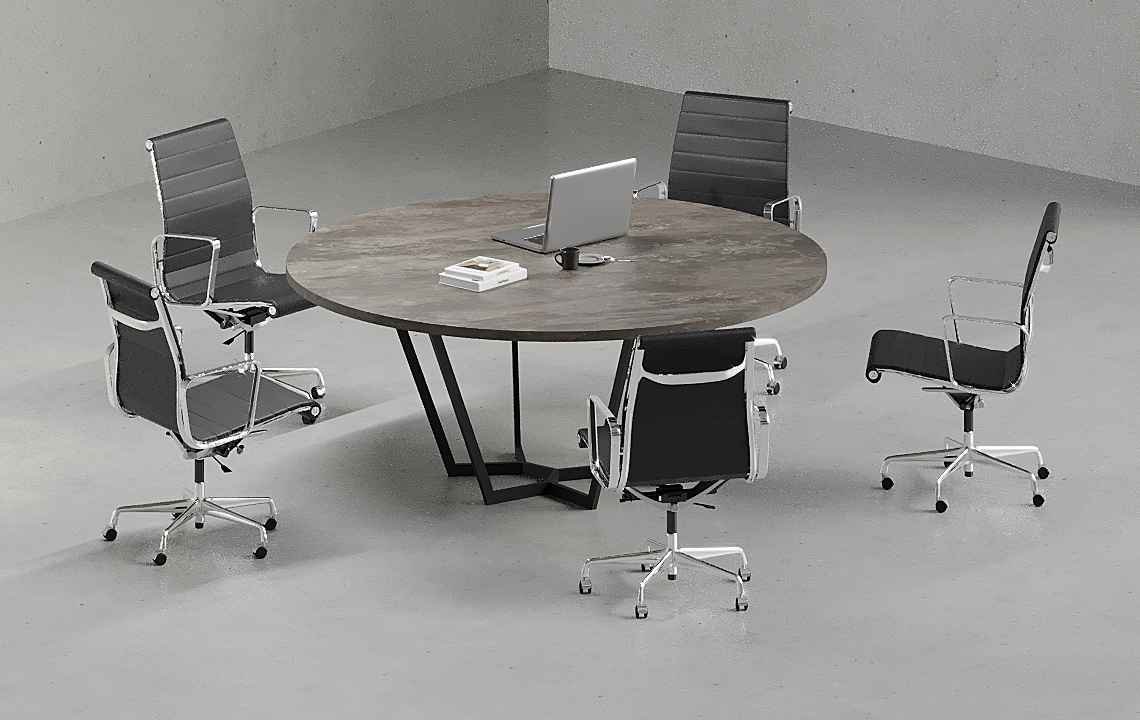 Jade Round Meeting Table