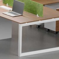 Nade 4 Cluster L Shaped Workstation (Close Type)