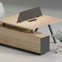 Enfix 2 Cluster L Shaped Workstation
