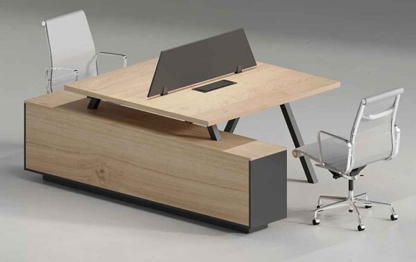 Enfix 2 Cluster L Shaped Workstation