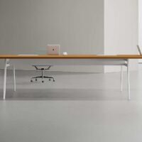 Orange Conference Table
