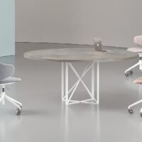 Cube Round Meeting Table