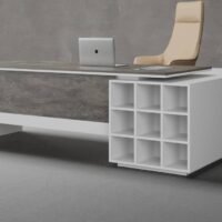 Spin L Shaped Executive Desk