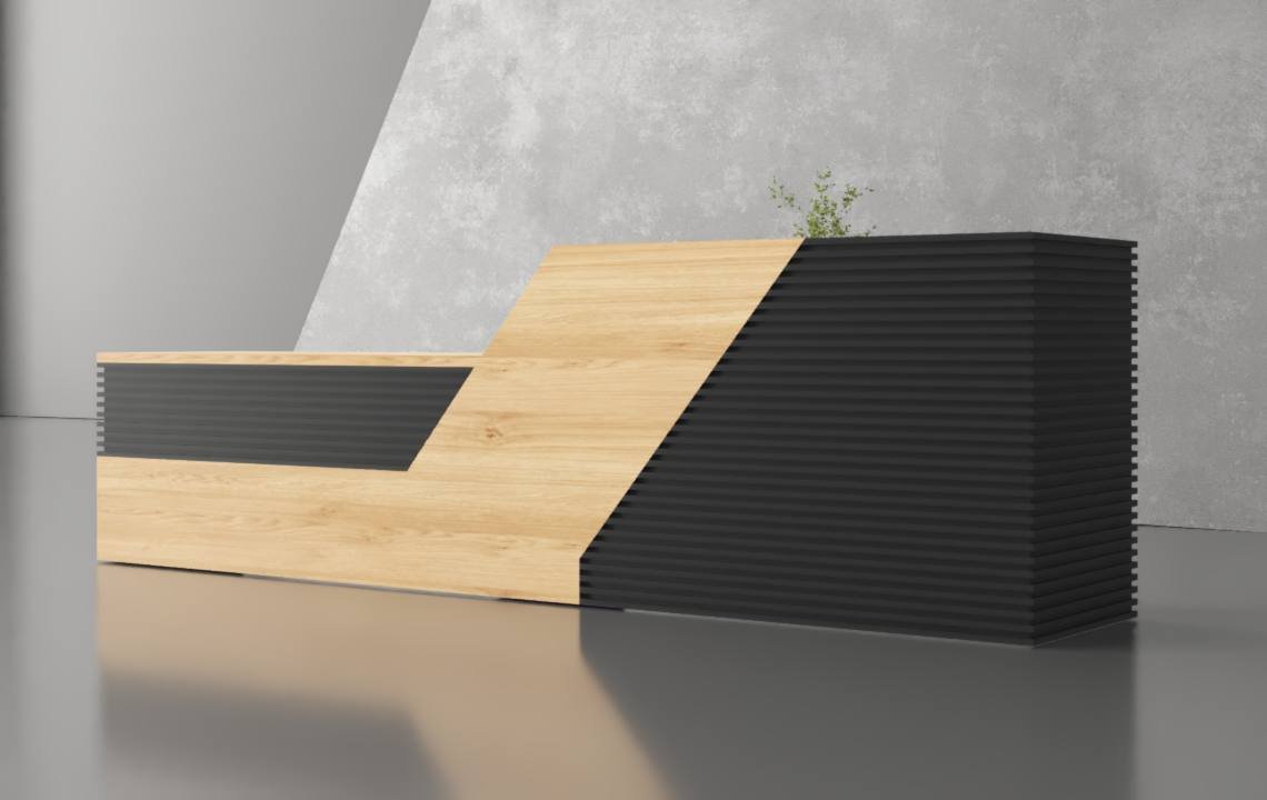 Peanut Reception Desk