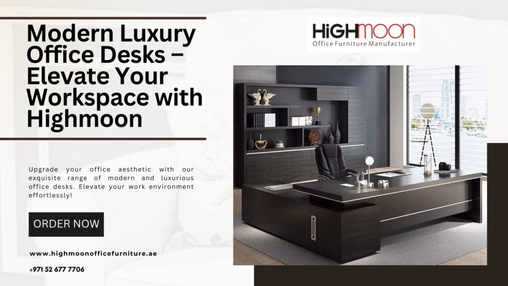 Shop for high-quality, custom-made office desks online in Dubai. Find modern & luxury office desks at the lowest prices. Fast delivery in UAE