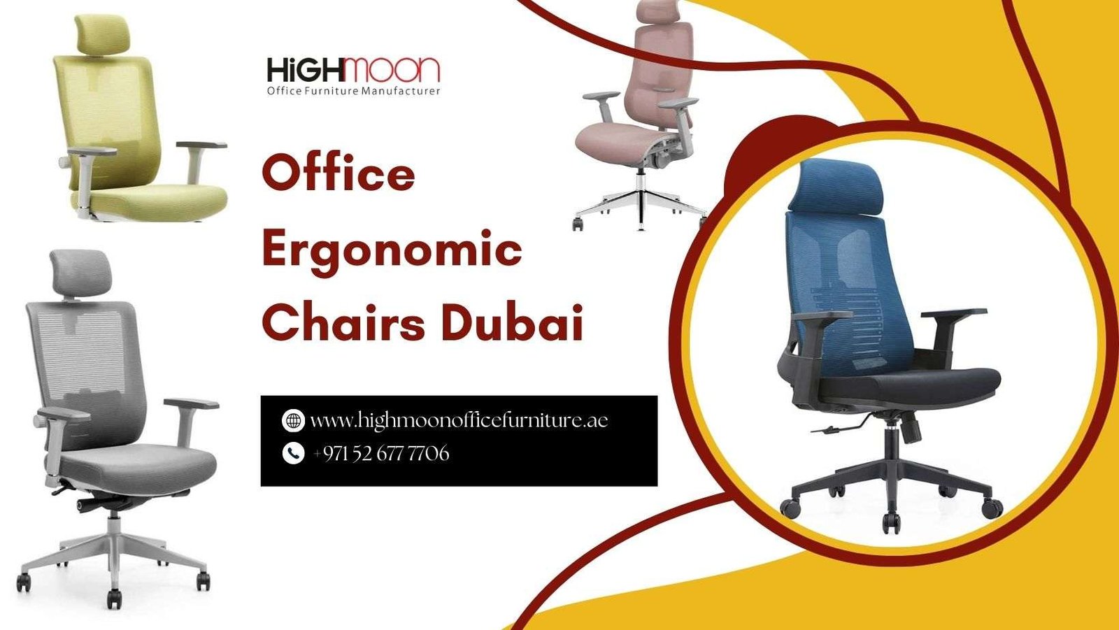 Office Ergonomic Chairs in Dubai – Comfort and Support for Your Workspace