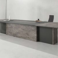 Lily Boardroom Table (Black Leg)- 12 person conference table abu dhabi