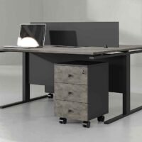 Mat 2 Cluster Workstation: Premium Office Solution in Dubai Mat 2 Cluster Workstation
