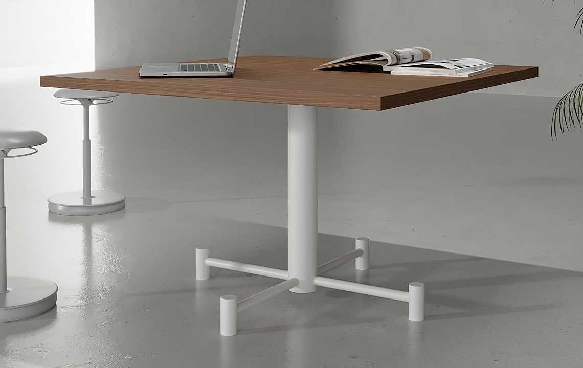 Fire Square Meeting Table White: Modern Office Furniture Solution Fire Square Meeting Table