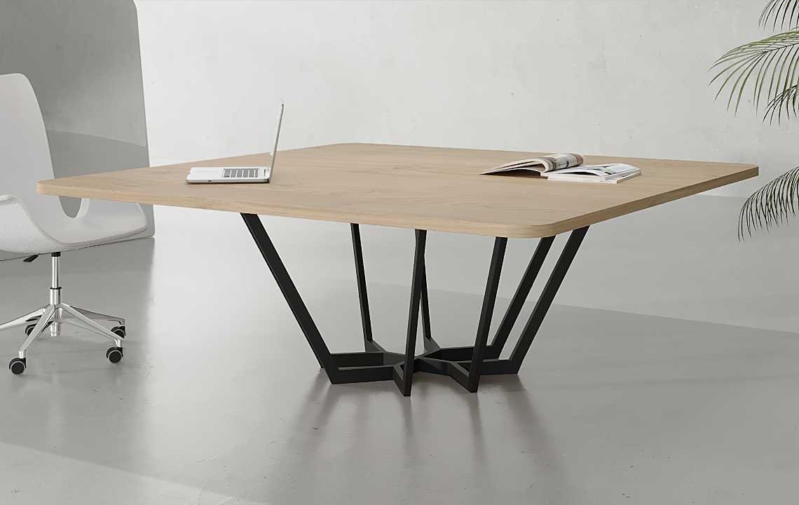 Leaf Square Meeting Table : Stylish & Durable Office Solution Leaf Square Meeting Table