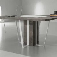 Lily Square Meeting Table White: Modern Office Furniture in Dubai Lily Square Meeting Table