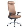 Venx Chair Brown with ergonomic support, adjustable lumbar support, and a stylish design for a refined office environment.