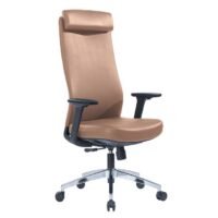 Venx Chair Brown – Elegant Ergonomic Executive Chair Venx Chair Brown with ergonomic support, adjustable lumbar support, and a stylish design for a refined office environment.