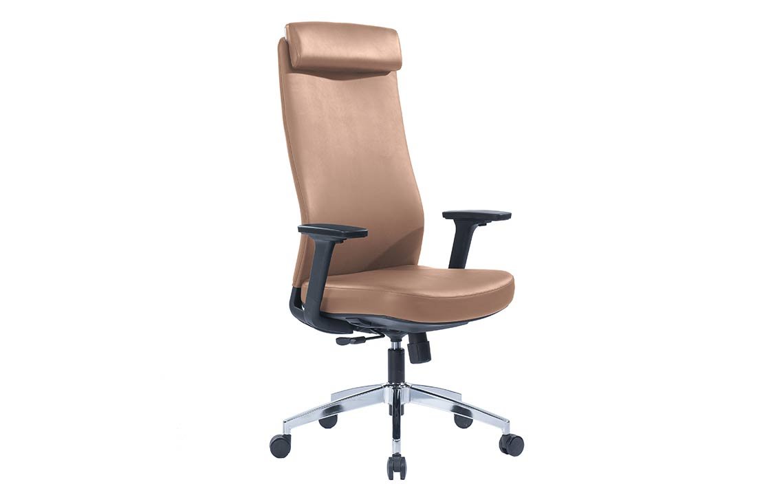 Venx Chair Brown – Elegant Ergonomic Executive Chair Venx Chair Brown with ergonomic support, adjustable lumbar support, and a stylish design for a refined office environment.