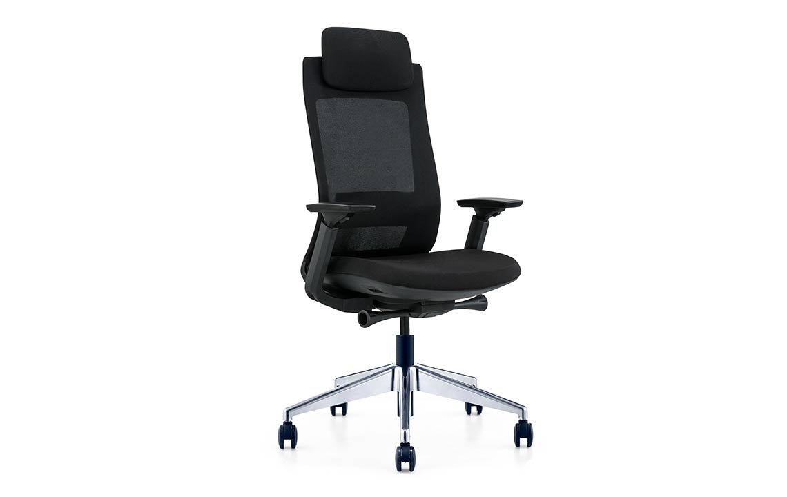 EVL Executive Chair Black: Premium Comfort and Style for Offices EVL Executive Chair Black