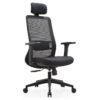 Ergonomic TRJ 145 Executive Chair Black with adjustable settings and premium materials.