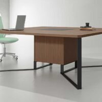 Stone Square Meeting Table