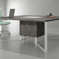 Stone Square Meeting Table