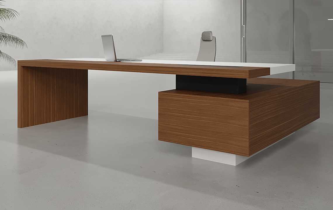 Gilo L Shaped CEO Executive Desk