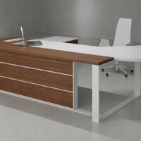 Huro L Shaped CEO Executive Desk Huro L Shaped CEO Executive Desk