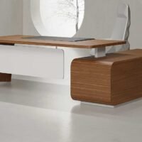 Rivo L-Shaped CEO Executive Desk