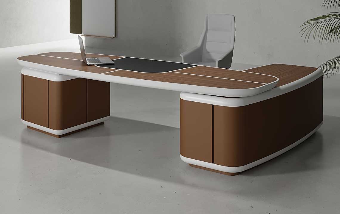 Sivo L-Shaped CEO Executive Desk