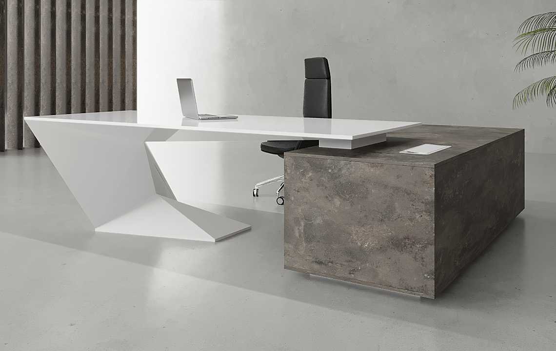 Zara L Shaped CEO Executive Desk