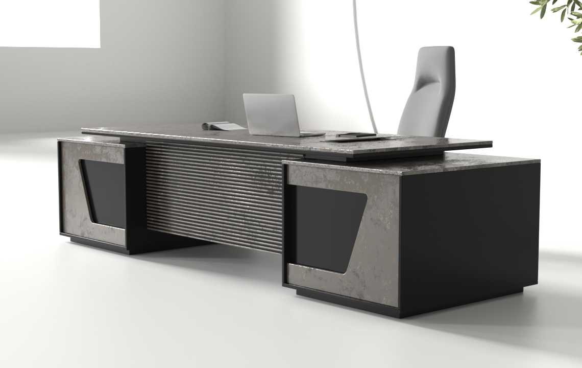 Wave Straight CEO Executive Desk : Premium Elegance in Dubai Wave Straight CEO Executive Desk