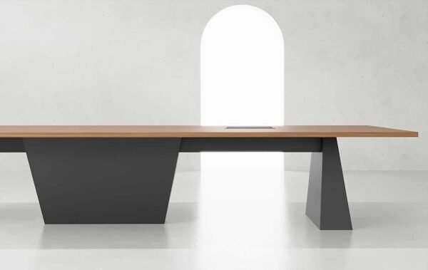 Blue Conference Table