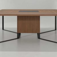 Stone Square Meeting Table