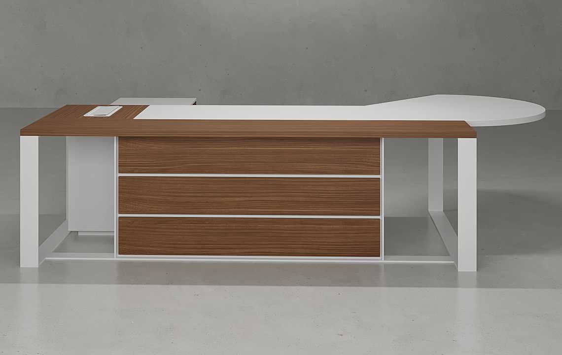 Huro L Shaped CEO Executive Desk Huro L Shaped CEO Executive Desk