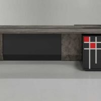 Ivo L Shaped CEO Executive Desk
