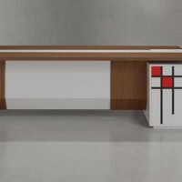 Ivo L Shaped CEO Executive Desk