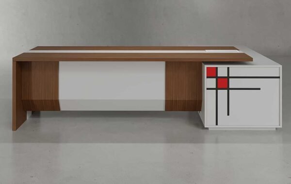 Ivo L Shaped CEO Executive Desk