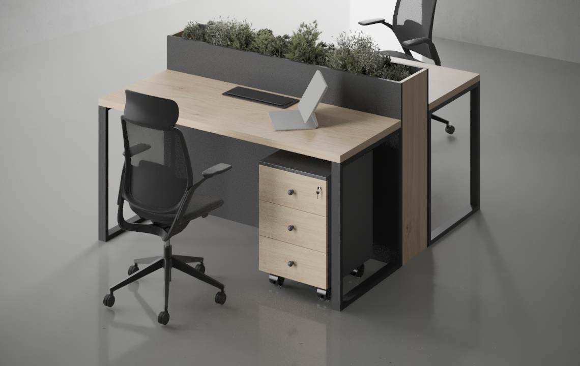 Con 2 Cluster Workstation for Efficient Office Spaces Con 2 Cluster Workstation