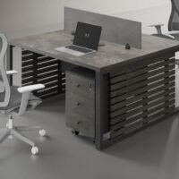 Loop 2 Cluster Workstation: Modern and Efficient Office Solution Loop 2 Cluster Workstation