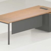 Tron V2 Straight Executive Desk (Open Type) (Black Leg) Tron V2 Straight Executive Desk (Open Type) (Black Leg)